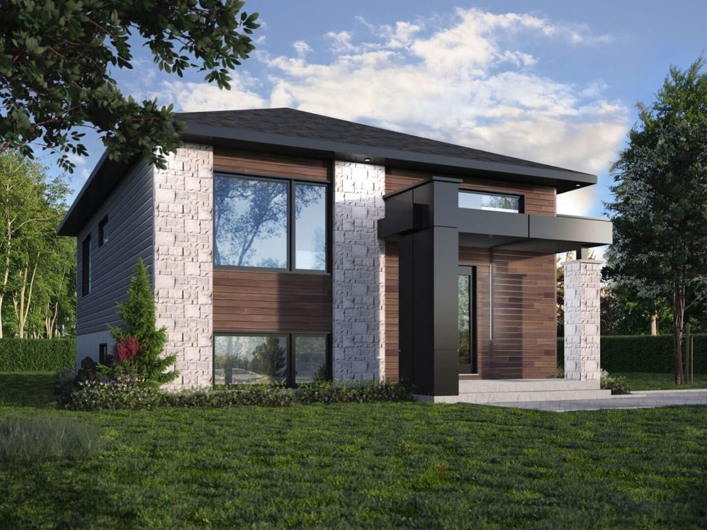 Maison split contemporain