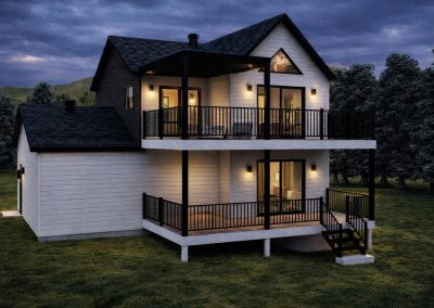 Cottage nordique avec garage