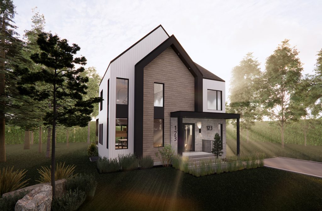 Cottage scandinave moderne