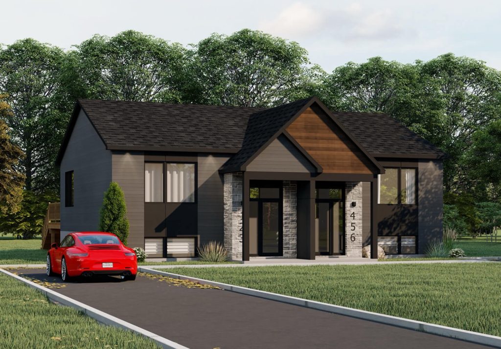 Jumelé Héritage à paliers (split)