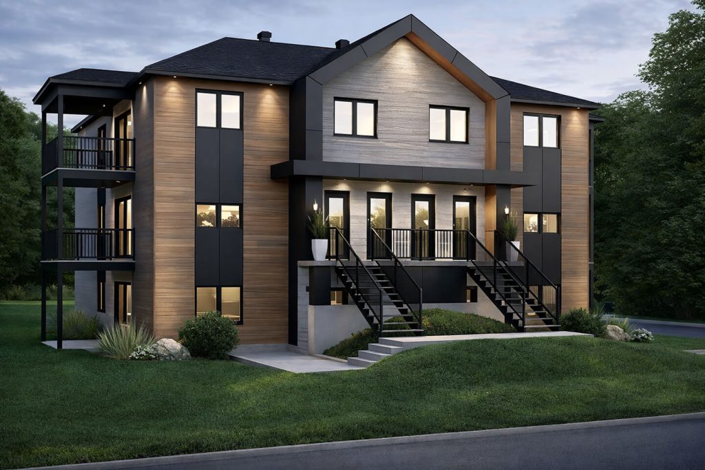 Sixplex locatif scandinave