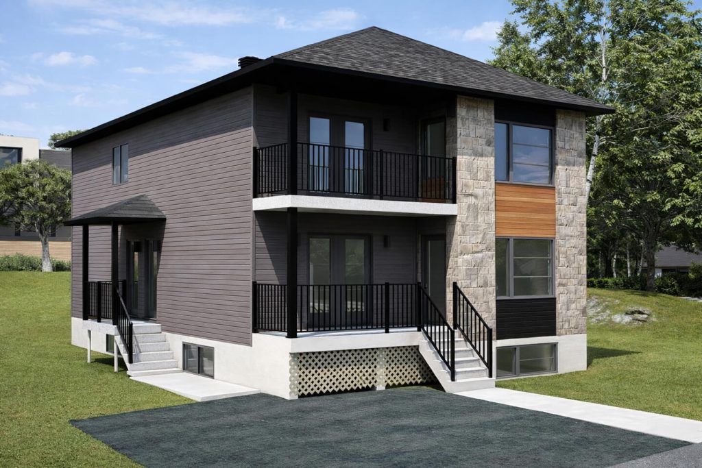 Triplex contemporain haut de gamme