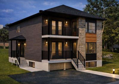 Triplex contemporain haut de gamme