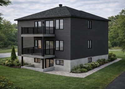 Triplex contemporain optimisé