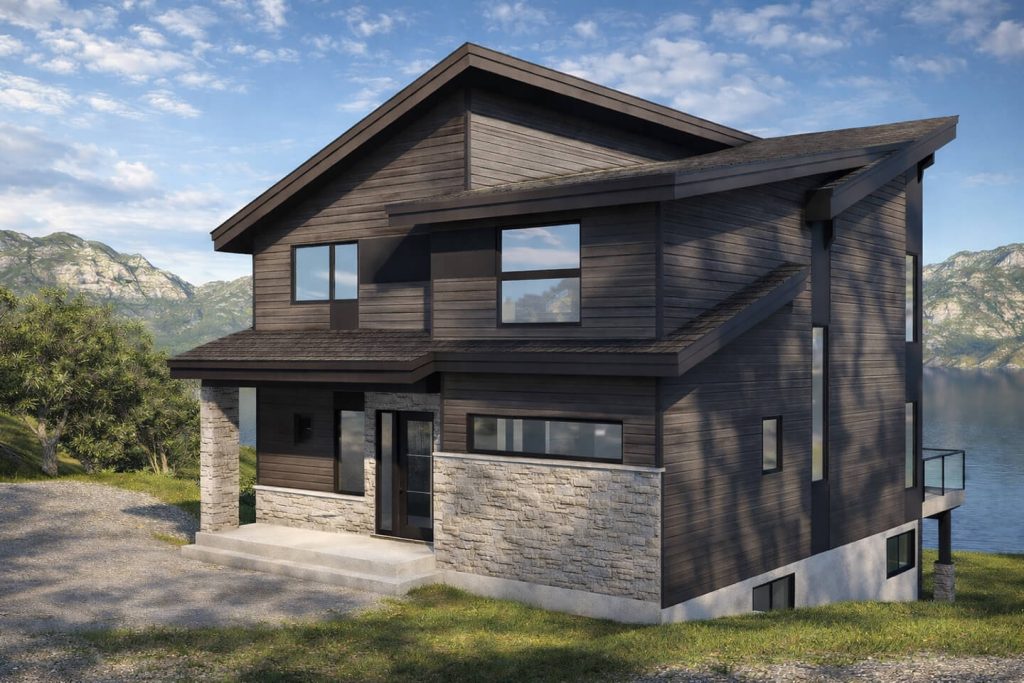 Chalet cottage à versants