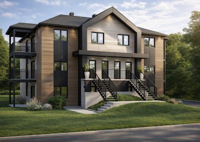 Multilogement sur la rue du Lac-Boréal, à St-Gilles