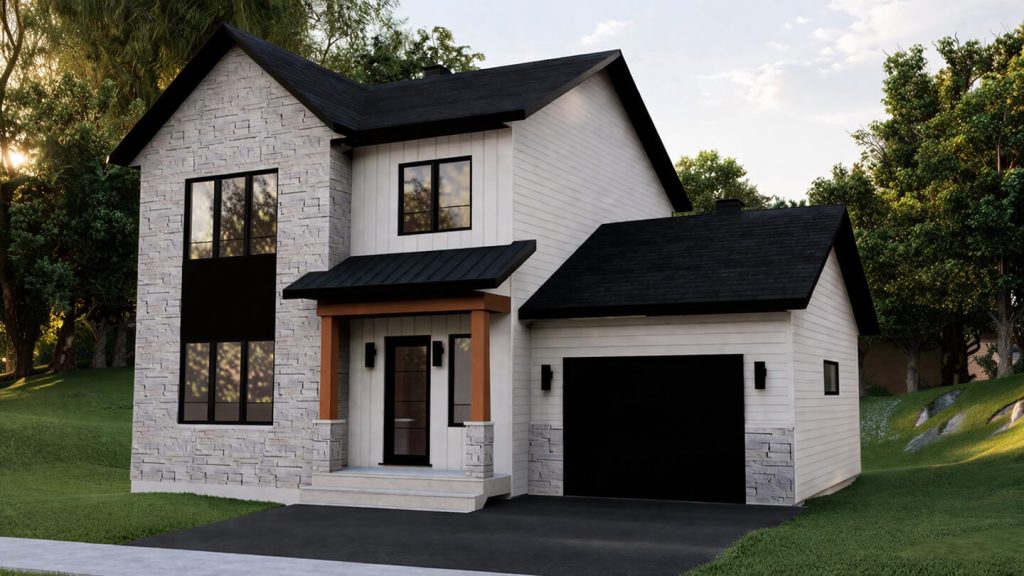 Cottage Farmhouse latéral avec garage