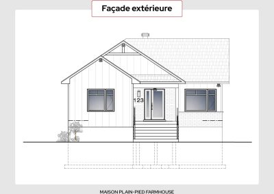 Façade extérieure